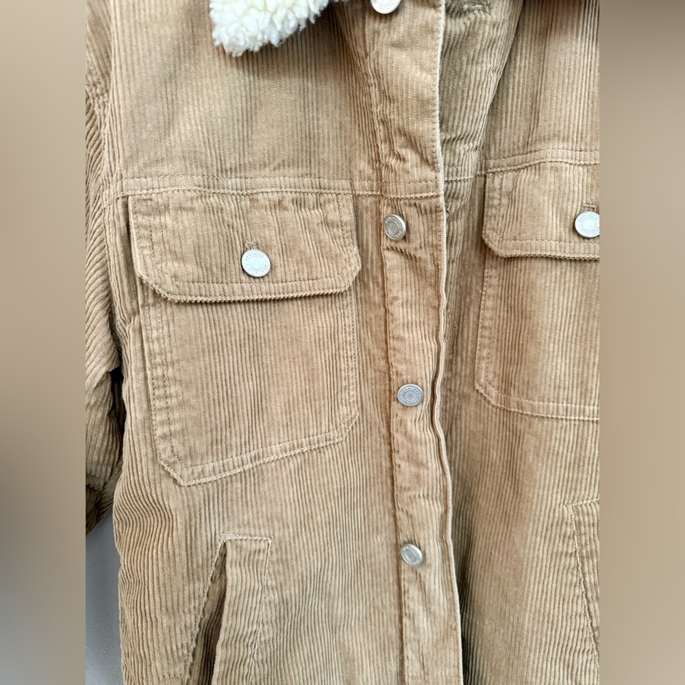 Men’s XS H&M Teddy Lined Sherpa Corduroy Jacket - Picture 11 of 11